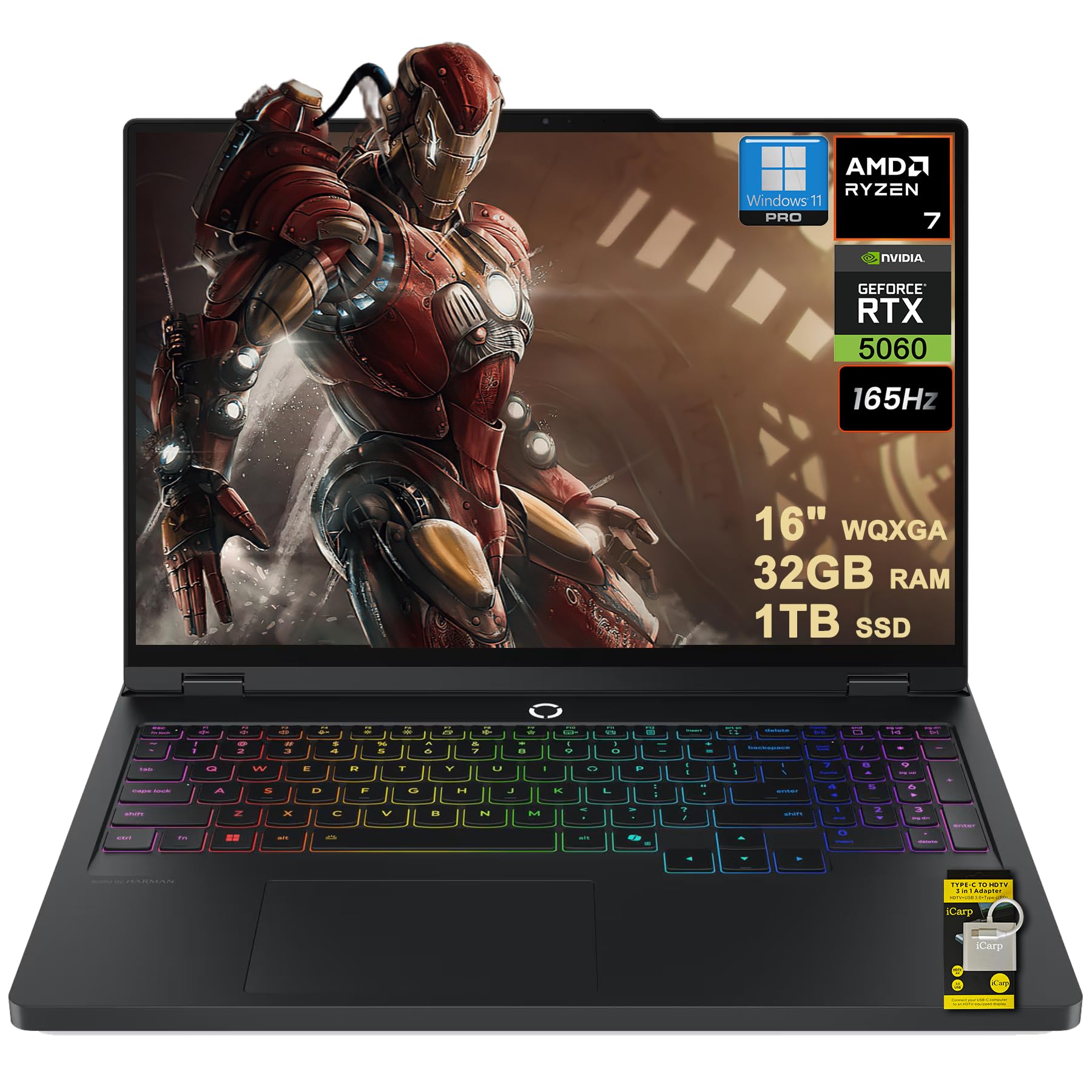 Amazon.com: Lenovo Legion 5 Pro Gaming AI Laptop 16